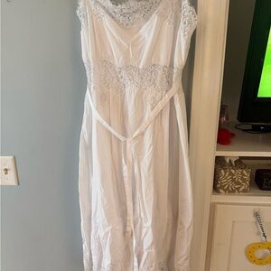 NWT J. Crew Philomena White Lace Trim Dress